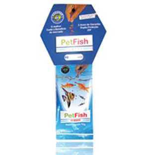 RAÇÃO PET FISH ZIP CARTELA 30X12GR